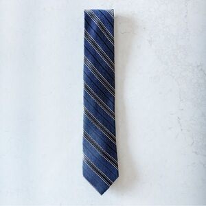 Joseph Abboud Men’s‎ Blue Striped 100% Silk Tie